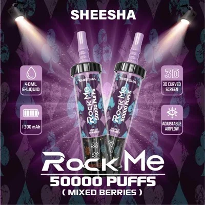 Rockme Sheesha 50000 พัฟ