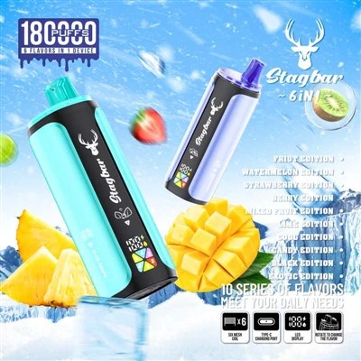 สแต็กบาร์ 6 นิ้ว1 180K Puff