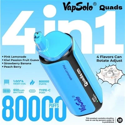 Vapsolo Quads 80000 พัฟ