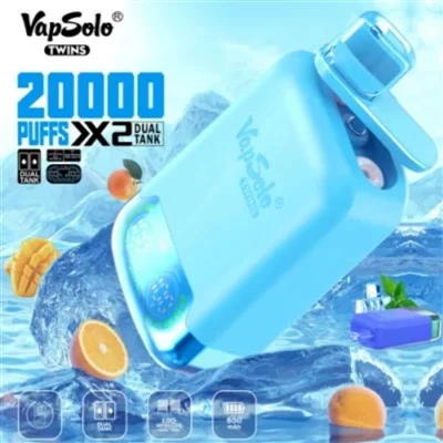 Vapsolo Twins 20000 Puffs Dual Flavours