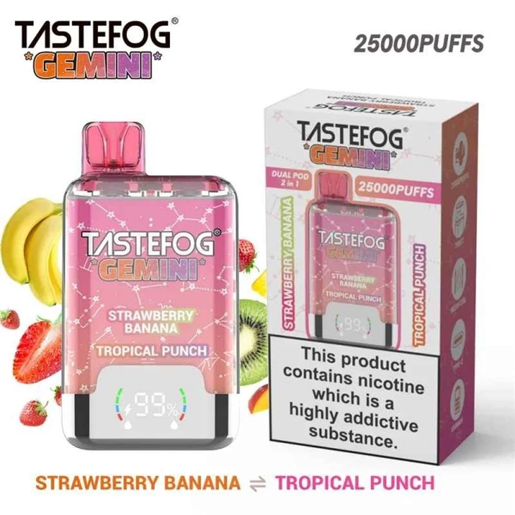 Tastefog-Gemini-25000-Puffs-Dual-Flavors-E-Cigarette-Pen-20mg-Disposable-Vapes-Wholesale-I-Vape TASTEFOG GEMINI 25000 Tastefog-Gemini-25000-Puffs-Dual-Flavors-E-Cigarette-Pen-20mg-Disposable-Vapes-Wholesale-I-Vape TASTEFOG GEMINI 25000