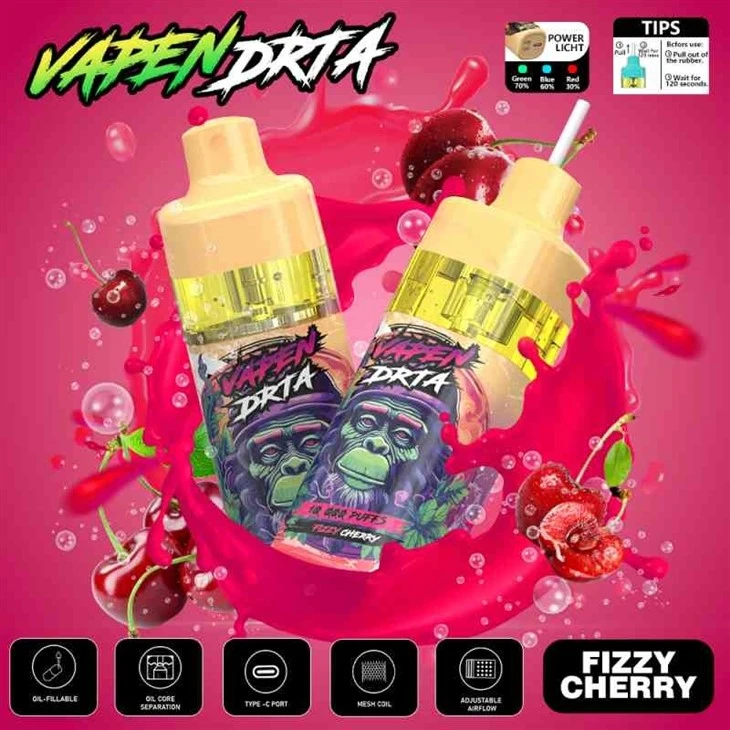 Fizzy Cherry_VAPNE DRTA 12000 Fizzy Cherry_VAPNE DRTA 12000