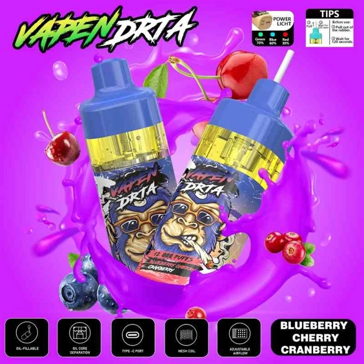 Blueberry Cherry Cranberry_VAPNE DRTA 12000 Blueberry Cherry Cranberry_VAPNE DRTA 12000