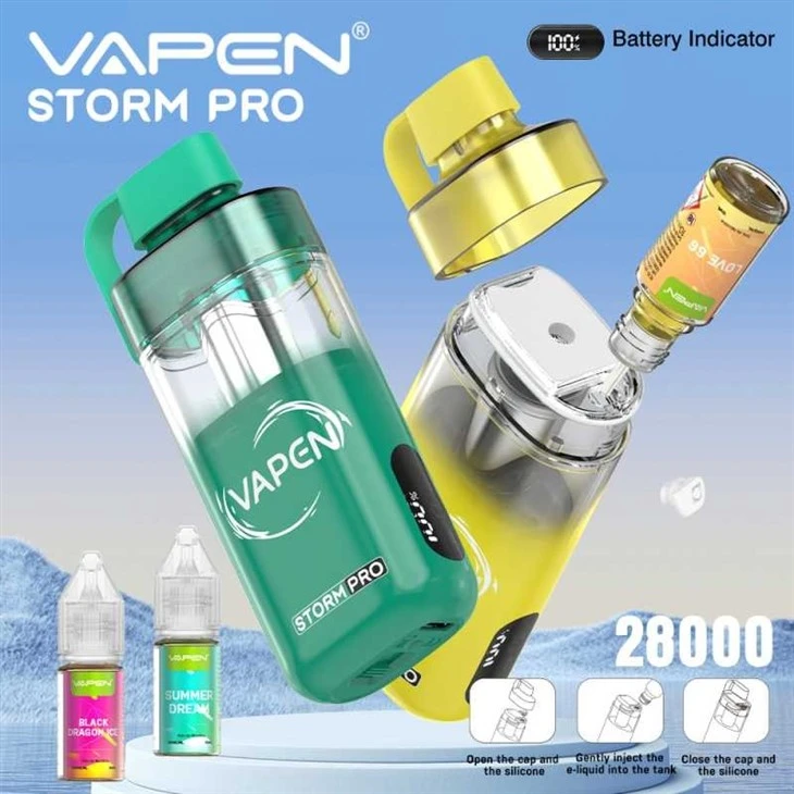 VAPEN STROM PRO 28000 19 VAPEN STROM PRO 28000 19