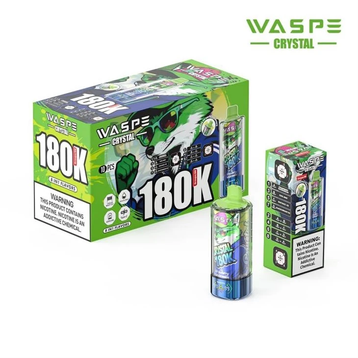 Waspe Crystal 8 in 1 180000 Puffs price Waspe Crystal 8 in 1 180000 Puffs price