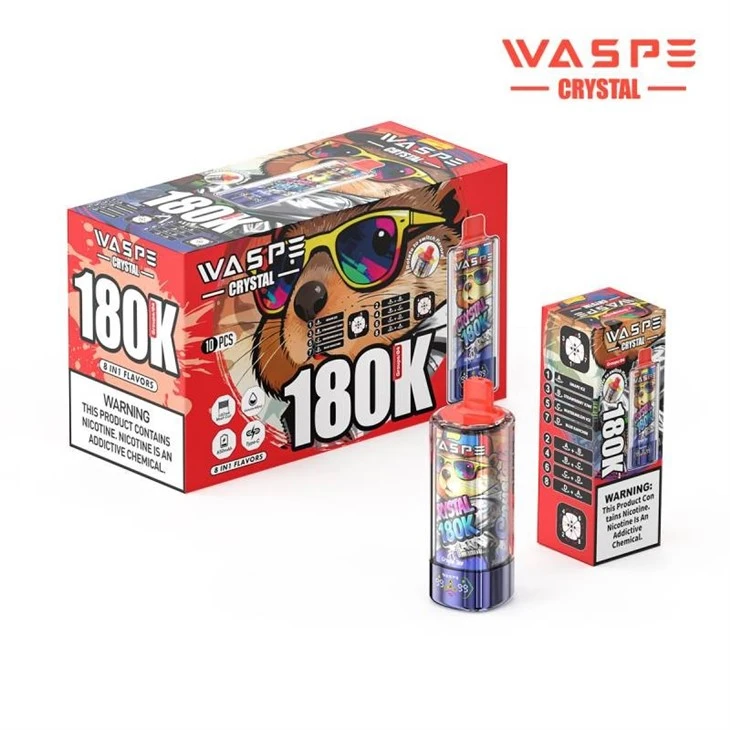 Waspe Crystal 8 in 1 180000 Puffs best Waspe Crystal 8 in 1 180000 Puffs best