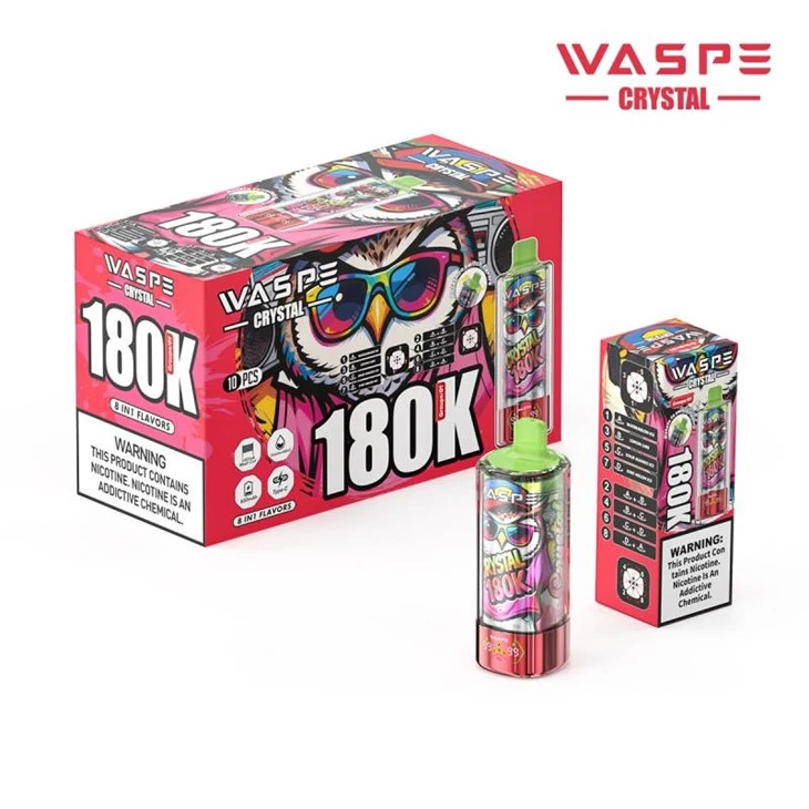 Waspe Crystal 8 in 1 180000 Puffs Waspe Crystal 8 in 1 180000 Puffs