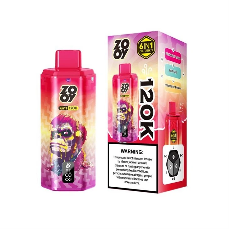 ZOOY VAPE 6 IN 1 120K PUFFS price ZOOY VAPE 6 IN 1 120K PUFFS price